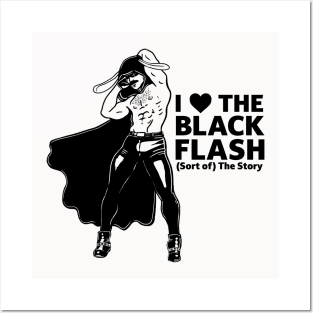 Black Flash Posters and Art